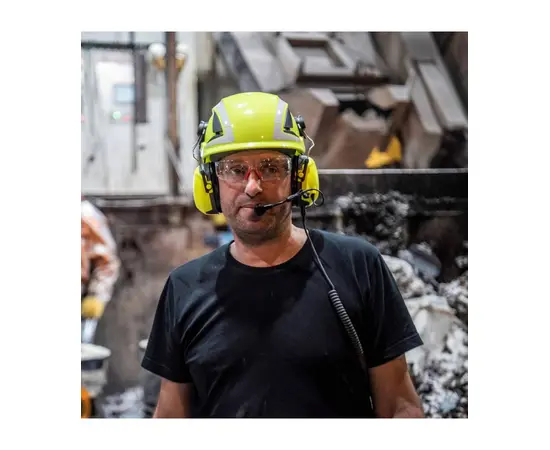 3M Peltor CH-3 PTT BLACK Standard Industri Headset til Hytera HP5, HP6, HP7 serie (og PD6- serie)