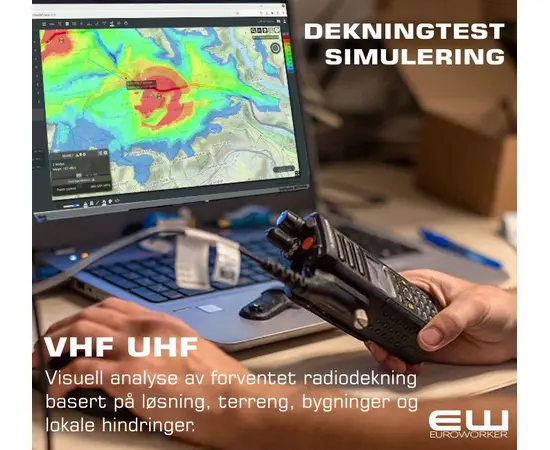 Komplett VHF Basestasjon for Fast Installasjon i Serverrack - Motorola SLR5500 Basestasjon og R5 Radioterminaler