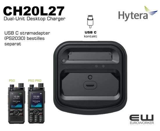 Hytera CH20L27 Desktop Charger for P50-serie