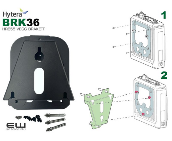 Hytera BRK36 - HR655 Veggbrakett