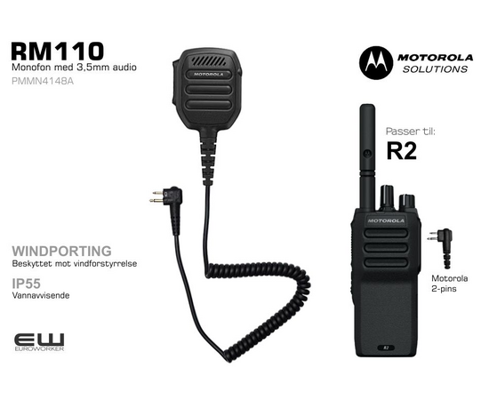 Motorola RM110 med 3,5mm audio (R2, PMMN4148A)