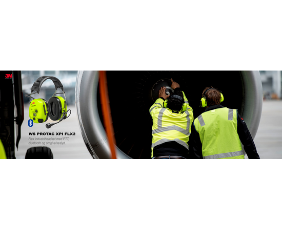 3M Peltor WS Protac XPI Bluetooth Headset (FLX2) - MT15H7P3EWS6  MT15H7AWS6 - autovox
