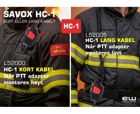 Savox L52000_Savox L52005_Savox HC-1 Skallemikrofon headset for røykdykking og innsatspersonell