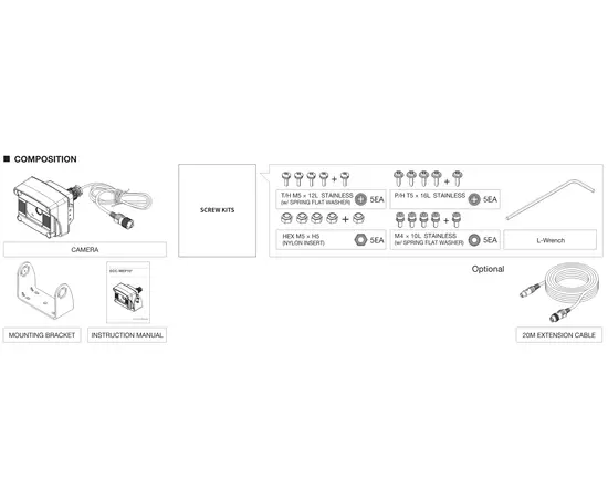 ECC-MEP10D - Heavy Duty Atex Kamera med Nattsyn