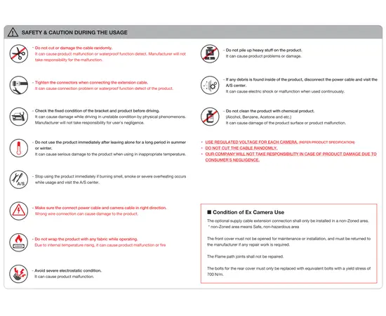 ECC-MEP10D - Heavy Duty Atex Kamera med Nattsyn