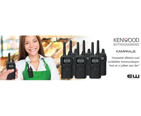 Kenwood PMR PKT300 Publikumsvennlig Butikksamband