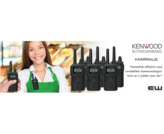 Kenwood PMR PKT300 Publikumsvennlig Butikksamband
