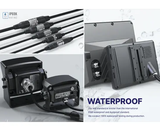 MXN10-TVI - 10" Heavy Duty Quad Multi View Monitor (4 kameraer)