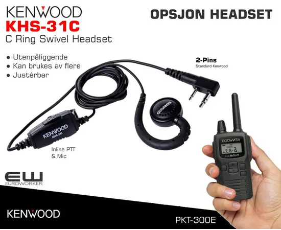 Kenwood PMR PKT300 Publikumsvennlig Butikksamband