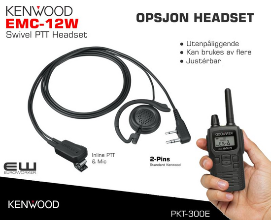 Kenwood PKT-300E PMR446 Analog Radio: Liten, Enkel og Klar til Bruk!