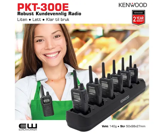 Kenwood PMR PKT300 Publikumsvennlig Butikksamband