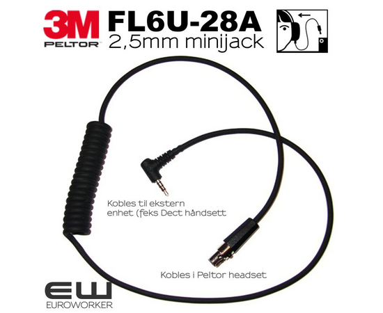 3M Peltor adapter FL6U-28