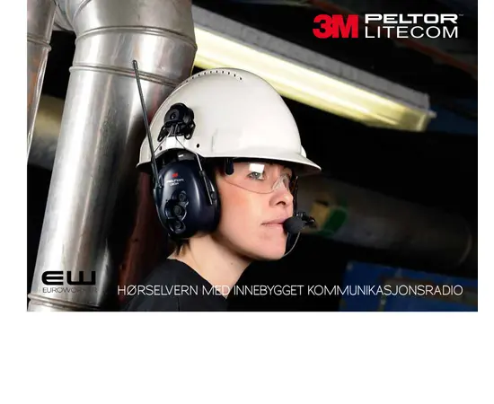 3M Peltor LiteCom PMR 446 - Innebygget 446MHz radio MT53H7A4400-EU MT53H7P3E4400-EU