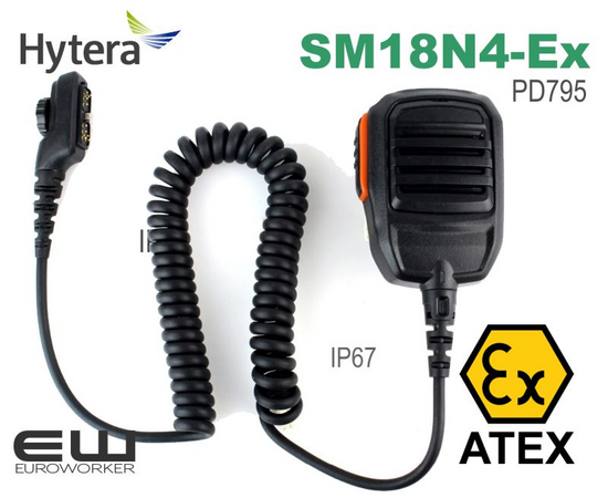 Hytera Håndholdt Mikrofon til PD795 (Atex) (SM18N4-Ex)