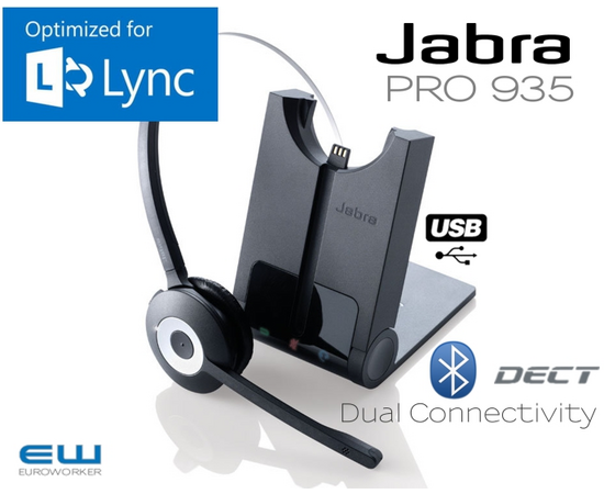 Jabra 935 Dect Headset for mobil og PC